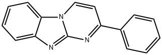 2-phenylpyrimido[1,2-a]benzimidazole Struktur