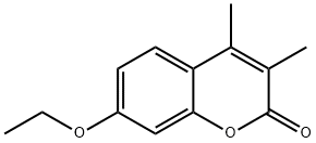 7-ethoxy-3,4-dimethylchromen-2-one Struktur