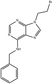 N-benzyl-9-(2-bromoethyl)purin-6-amine 结构式