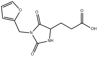 3-[1-(furan-2-ylmethyl)-2,5-dioxoimidazolidin-4-yl]propanoic acid|