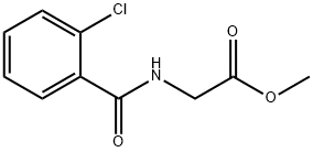 methyl 2-[(2-chlorobenzoyl)amino]acetate Struktur