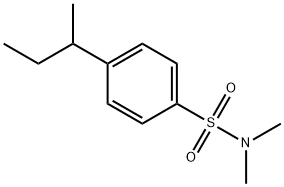 4-butan-2-yl-N,N-dimethylbenzenesulfonamide Structure