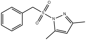 1-benzylsulfonyl-3,5-dimethylpyrazole Struktur