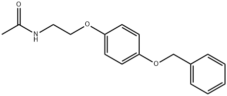 N-[2-(4-phenylmethoxyphenoxy)ethyl]acetamide 结构式