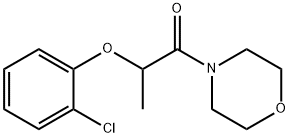 2-(2-chlorophenoxy)-1-morpholin-4-ylpropan-1-one Structure