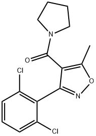 153948-81-3 [3-(2,6-dichlorophenyl)-5-methyl-1,2-oxazol-4-yl]-pyrrolidin-1-ylmethanone