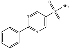 2-苯基嘧啶-5-磺酰胺 结构式
