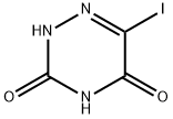 6-iodo-2H-1,2,4-triazine-3,5-dione Struktur