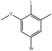 5-Bromo-2-iodo-1-methoxy-3-methyl-benzene Structure