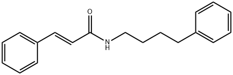 (E)-3-phenyl-N-(4-phenylbutyl)prop-2-enamide Structure