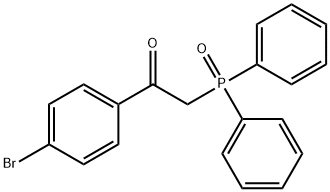 1-(4-bromophenyl)-2-diphenylphosphorylethanone Structure