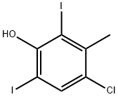 4-Chloro-2,6-diiodo-3-methyl-phenol 结构式