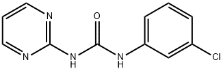 1-(3-chlorophenyl)-3-pyrimidin-2-ylurea 结构式
