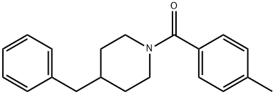 (4-benzylpiperidin-1-yl)-(4-methylphenyl)methanone Structure