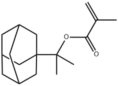 1-(1-Adamantyl)-1-methylethyl methacrylate Struktur