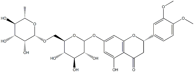 (2S)-2-(3,4-dimethoxyphenyl)-5-hydroxy-7-[(2S,3R,4S,5S,6R)-3,4,5-trihydroxy-6-[[(2R,3R,4R,5R,6S)-3,4,5-trihydroxy-6-methyloxan-2-yl]oxymethyl]oxan-2-yl]oxy-2,3-dihydrochromen-4-one|橙皮苷杂质2