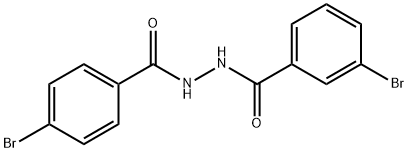 3-bromo-N'-(4-bromobenzoyl)benzohydrazide Structure