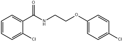 2-chloro-N-[2-(4-chlorophenoxy)ethyl]benzamide Structure