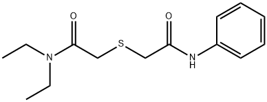 2-[2-(diethylamino)-2-oxoethyl]sulfanyl-N-phenylacetamide,296273-86-4,结构式