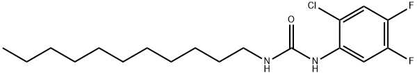 1-(2-chloro-4,5-difluorophenyl)-3-undecylurea Struktur