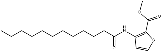 methyl 3-(dodecanoylamino)thiophene-2-carboxylate Structure