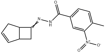 N-[(Z)-7-bicyclo[3.2.0]hept-3-enylideneamino]-4-methyl-3-nitrobenzamide Structure