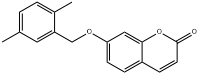 7-[(2,5-dimethylphenyl)methoxy]chromen-2-one|