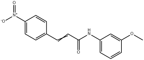 (E)-N-(3-methoxyphenyl)-3-(4-nitrophenyl)prop-2-enamide,310458-88-9,结构式