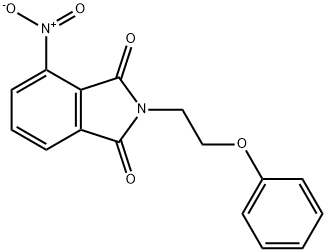 4-nitro-2-(2-phenoxyethyl)isoindole-1,3-dione Struktur