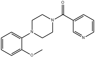 [4-(2-methoxyphenyl)piperazin-1-yl]-pyridin-3-ylmethanone Structure