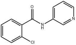 N-(3-ピリジル)-2-クロロベンズアミド 化学構造式