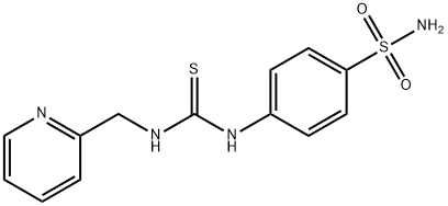 1-(pyridin-2-ylmethyl)-3-(4-sulfamoylphenyl)thiourea Structure