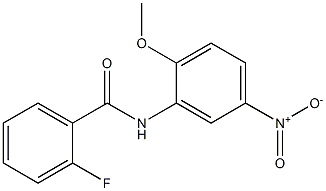 2-fluoro-N-(2-methoxy-5-nitrophenyl)benzamide Structure