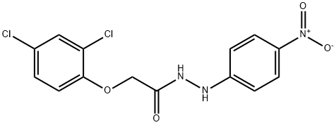 2-(2,4-dichlorophenoxy)-N'-(4-nitrophenyl)acetohydrazide,328269-62-1,结构式