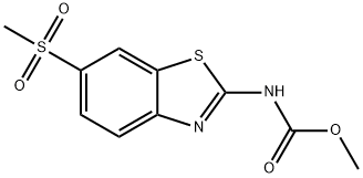 methyl N-(6-methylsulfonyl-1,3-benzothiazol-2-yl)carbamate Structure