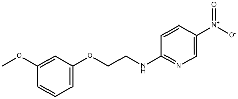 N-[2-(3-methoxyphenoxy)ethyl]-5-nitropyridin-2-amine Structure