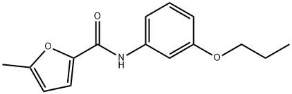 5-methyl-N-(3-propoxyphenyl)furan-2-carboxamide Structure