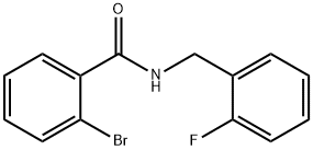 2-bromo-N-[(2-fluorophenyl)methyl]benzamide Struktur