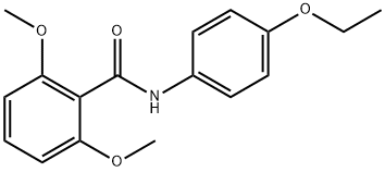 N-(4-ethoxyphenyl)-2,6-dimethoxybenzamide Struktur