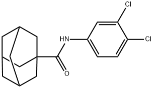 N-(3,4-dichlorophenyl)adamantane-1-carboxamide Structure