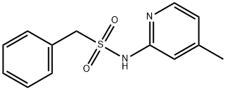 N-(4-methylpyridin-2-yl)-1-phenylmethanesulfonamide Structure