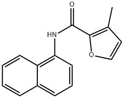 3-methyl-N-naphthalen-1-ylfuran-2-carboxamide Structure