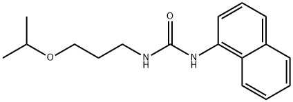 1-naphthalen-1-yl-3-(3-propan-2-yloxypropyl)urea Struktur
