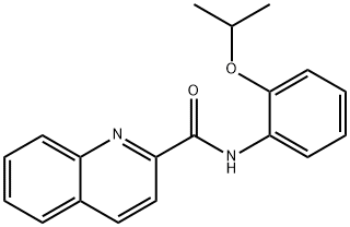 N-(2-propan-2-yloxyphenyl)quinoline-2-carboxamide Structure