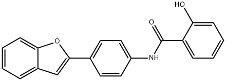 N-[4-(1-benzofuran-2-yl)phenyl]-2-hydroxybenzamide Struktur