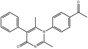 1-(4-acetylphenyl)-2,6-dimethyl-5-phenylpyrimidin-4-one|
