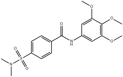 4-(dimethylsulfamoyl)-N-(3,4,5-trimethoxyphenyl)benzamide Structure