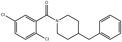 (4-benzylpiperidin-1-yl)-(2,5-dichlorophenyl)methanone Structure