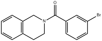 (3-bromophenyl)-(3,4-dihydro-1H-isoquinolin-2-yl)methanone Struktur
