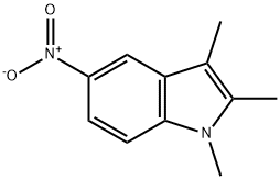 1,2,3-trimethyl-5-nitroindole,3484-21-7,结构式